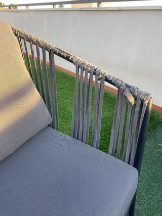 Sillón exterior El Corte Inglés gris