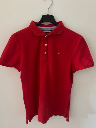 Polo Tommy Hilfiger rosso