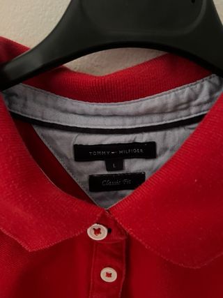 Polo Tommy Hilfiger rosso