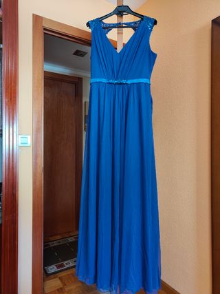 Vestido de fiesta azul