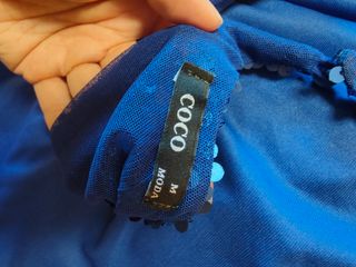 Vestido de fiesta azul
