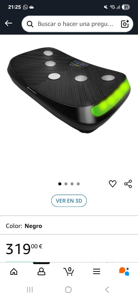 Plataforma Vibratoria Sportstech 4D VP400