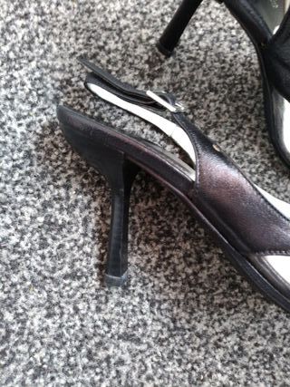 Sandali Decollete Latitude Femme Pelle Neri 37