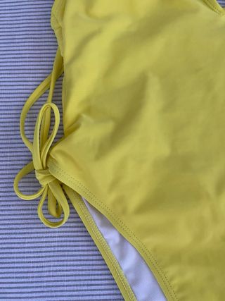 Bañador mujer amarillo talla M