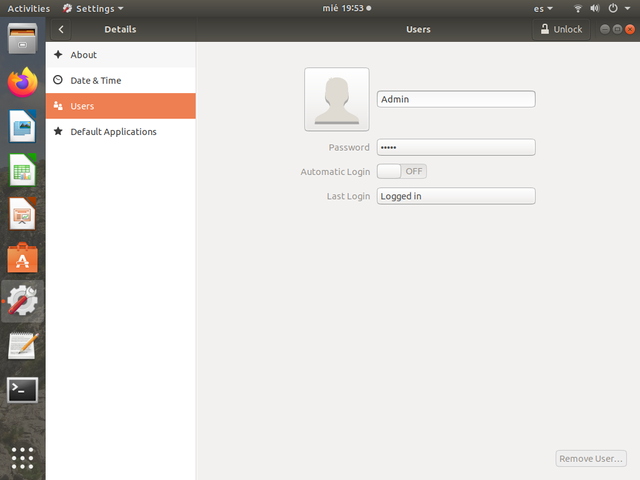 Ordenador LG gris/negro con Ubuntu 18.04