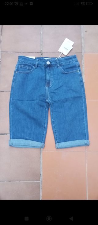 Pantalones vaqueros cortos Lajoly azules