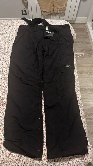 Pantalón de nieve negro hombre