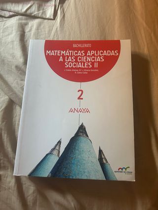 Matematicas Aplicadas ciencias sociales 2Bach