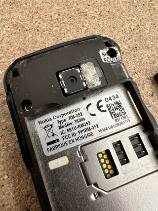 Nokia 3600 Cellulare Vintage Nero