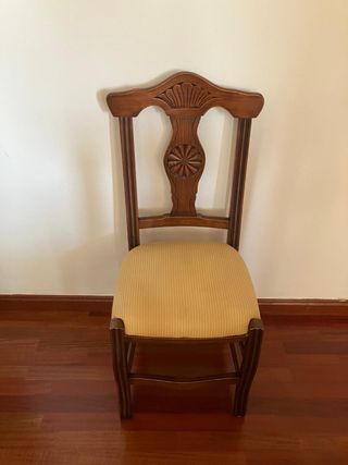 Silla madera