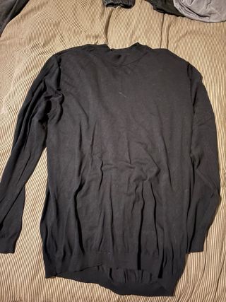 Jersey Tezenis Negro Manga Larga