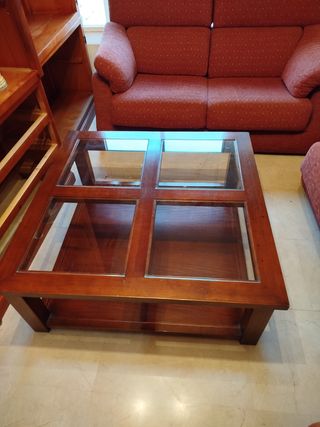 Mesa de centro madera maciza