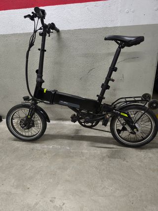 Bicicleta Eléctrica Plegable Negra