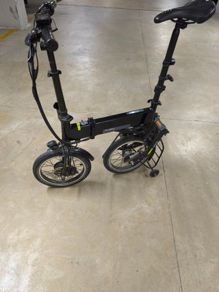 Bicicleta Eléctrica Plegable Negra