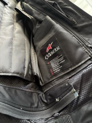 Chaqueta de cuero de moto Alpinestars