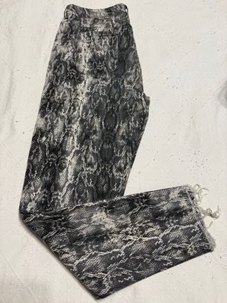 Pantalón jeans tiro alto ZARA T.40 
