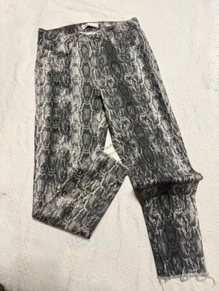 Pantalón jeans tiro alto ZARA T.40 