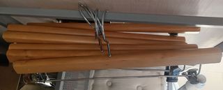 Lotto 18 grucce porta pantaloni