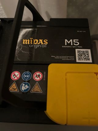 Batería Coche Midas M5 12V 70Ah