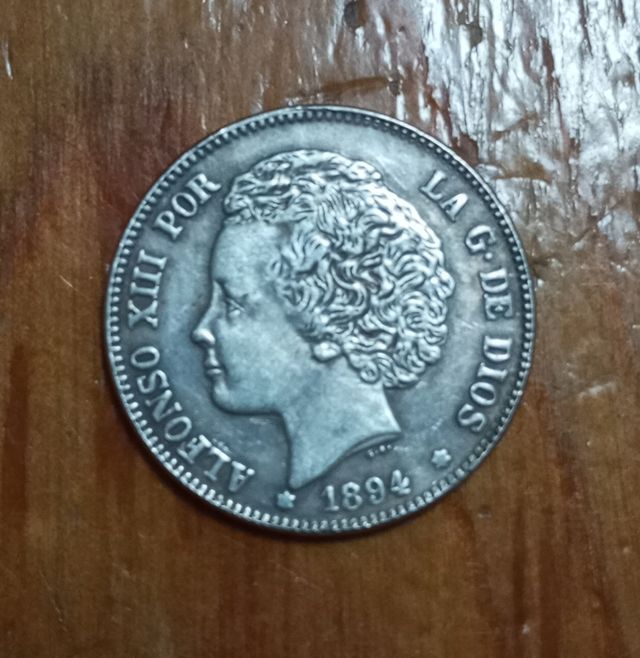 2 Pesetas Alfonso XIII 1894
