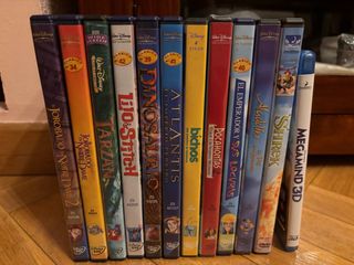 Pack 12 DVDs Disney & DreamWorks