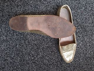 Mocassini elegante Sergio Rossi Oro Pelle 35,5
