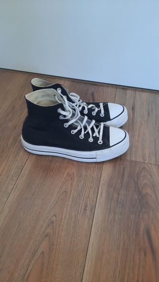 Converse negras plataforma Chuck Taylor All Star