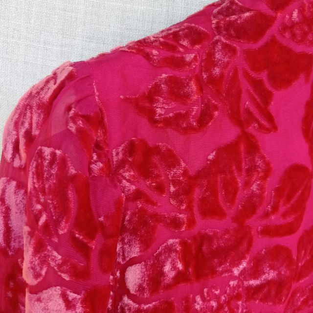 Vintage Caroline Blouse Seta Rosa/Vinaccia