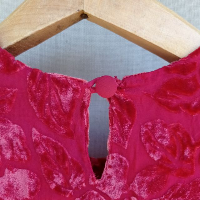 Vintage Caroline Blouse Seta Rosa/Vinaccia