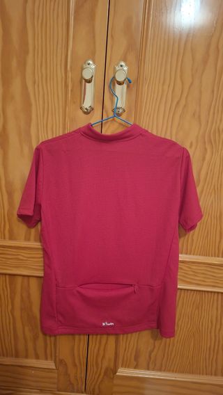 Maillot Ciclismo rojo b'Twin