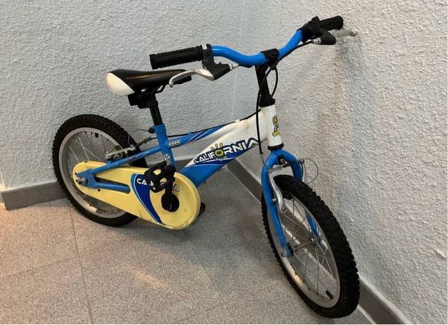 Bicicleta BH California 16 Azul y Blanca