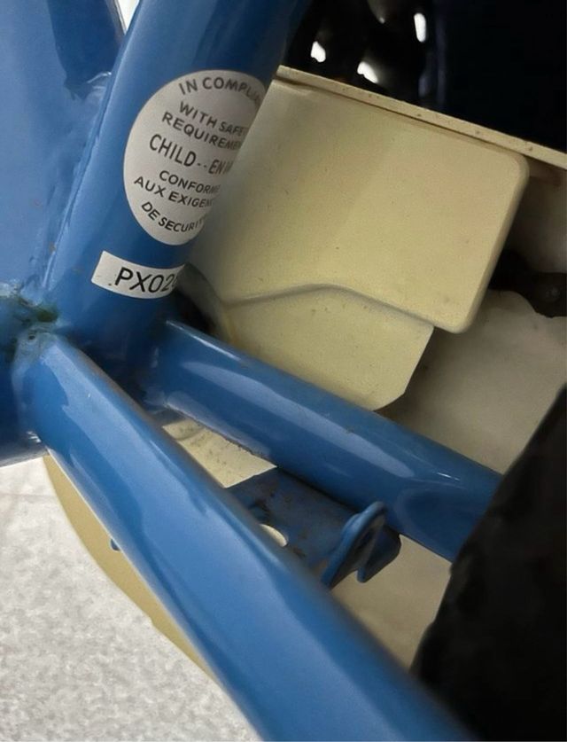 Bicicleta BH California 16 Azul y Blanca