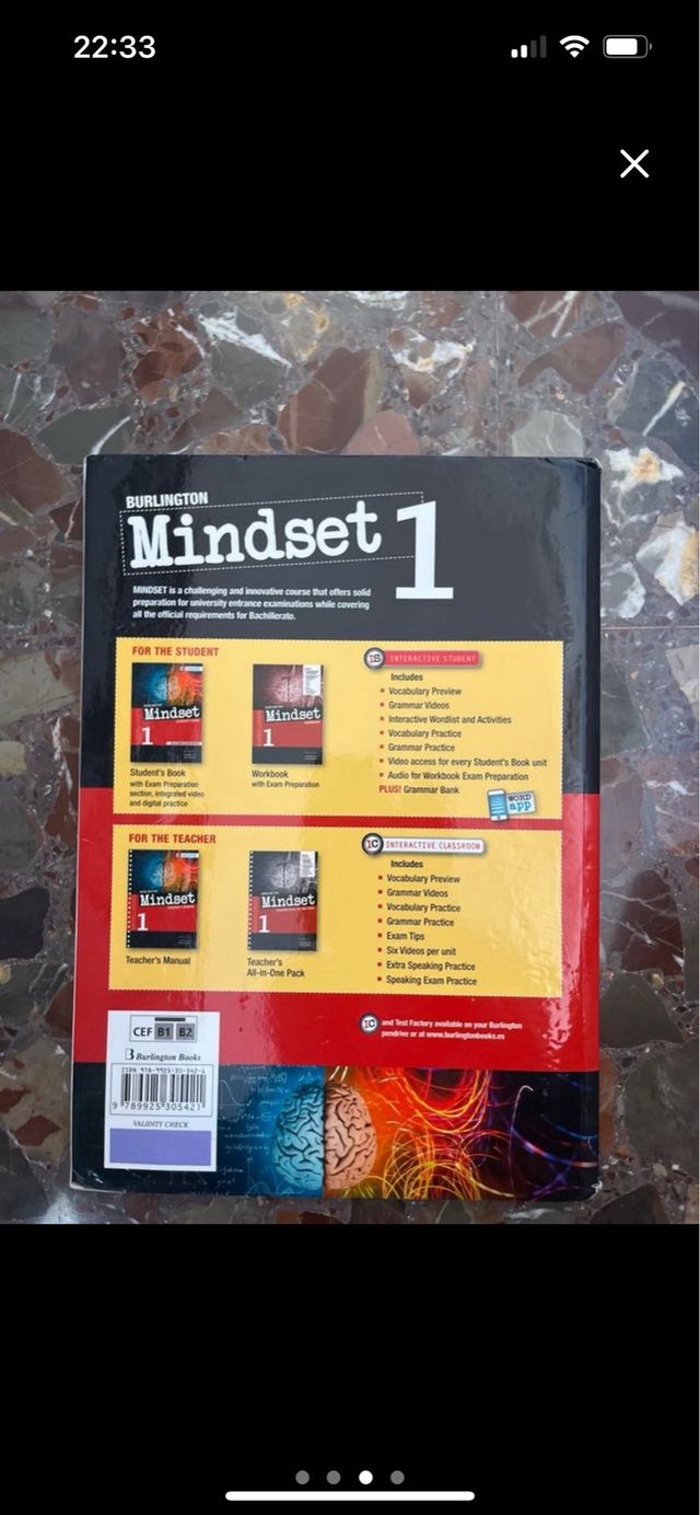 students book burlington mindset 1 bachillerato