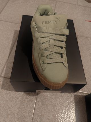 Puma Creeper Phatty Nubuck Scarpe Verdi