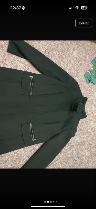 Abrigo Couchel paño mujer talla 52