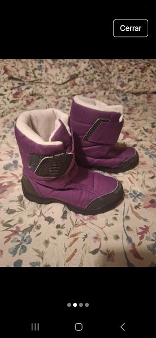Botas nieve niña Decathlon Talla 33