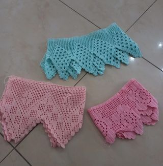 Bordure uncinetto fatte a mano