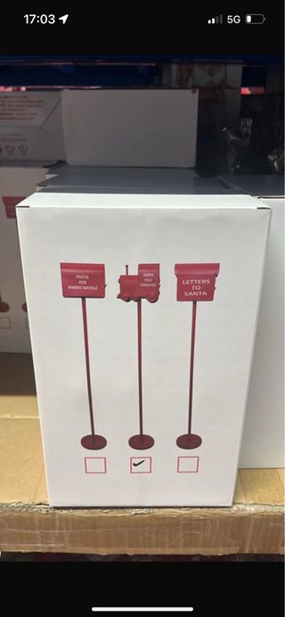 Posta Natalizia Rossa
