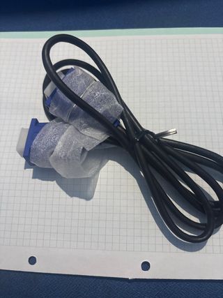 Cable VGA Azul y Negro
