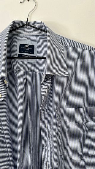 Camisa Rayas Vintage Manga Corta