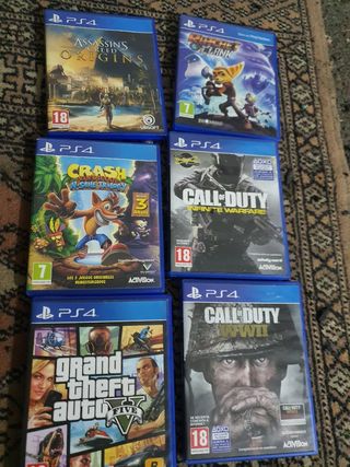 Juegos PS4: Assassin's Creed, Crash, Call of Duty