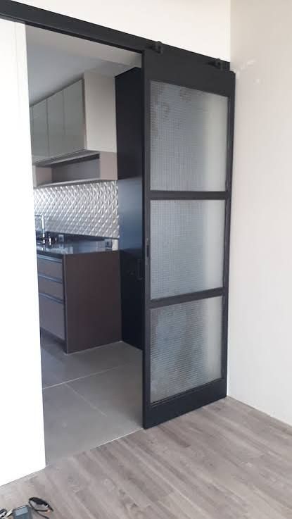 Puertas de cristal con marco