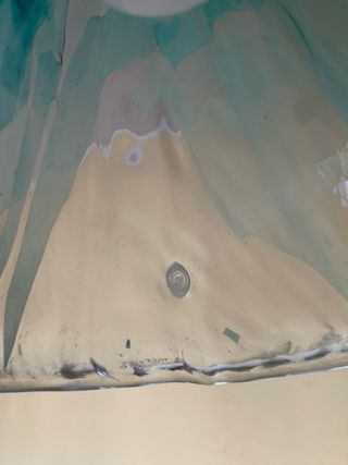 Lampadario in vetro azzurro La Murrina Vintage