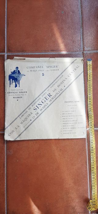 Láminas bordados Singer antiguas