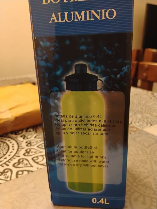 Botella de aluminio 0.4L