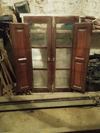 Ventana de madera antigua 95X140