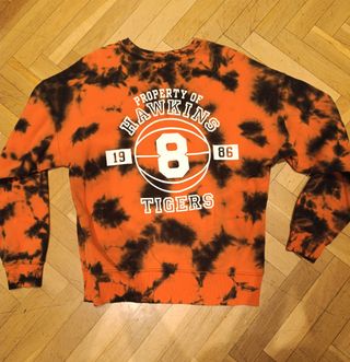 Sudadera Stranger Things H&M Tie-Dye Naranja