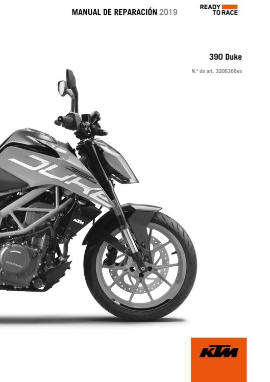 Manual de reparación para KTM 390 Duke