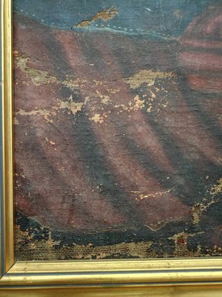 Bodegón antiguo floral finales  del 18