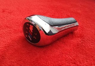 BMW PALANCA CAMBIOS 5 Velc EMBLEMA M cromado